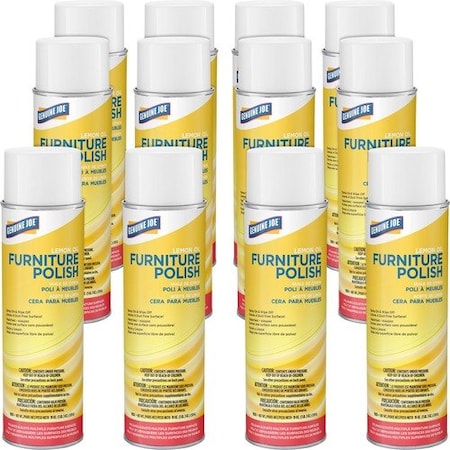 Genuine Joe POLISH, FURNTR, GEN JOE, 19OZ, 12PK GJO10351CT